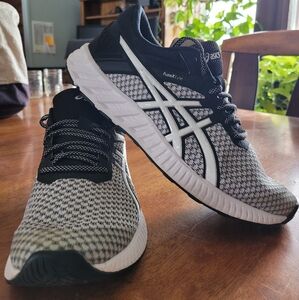 Asics Black and Gray Athletic Shoes